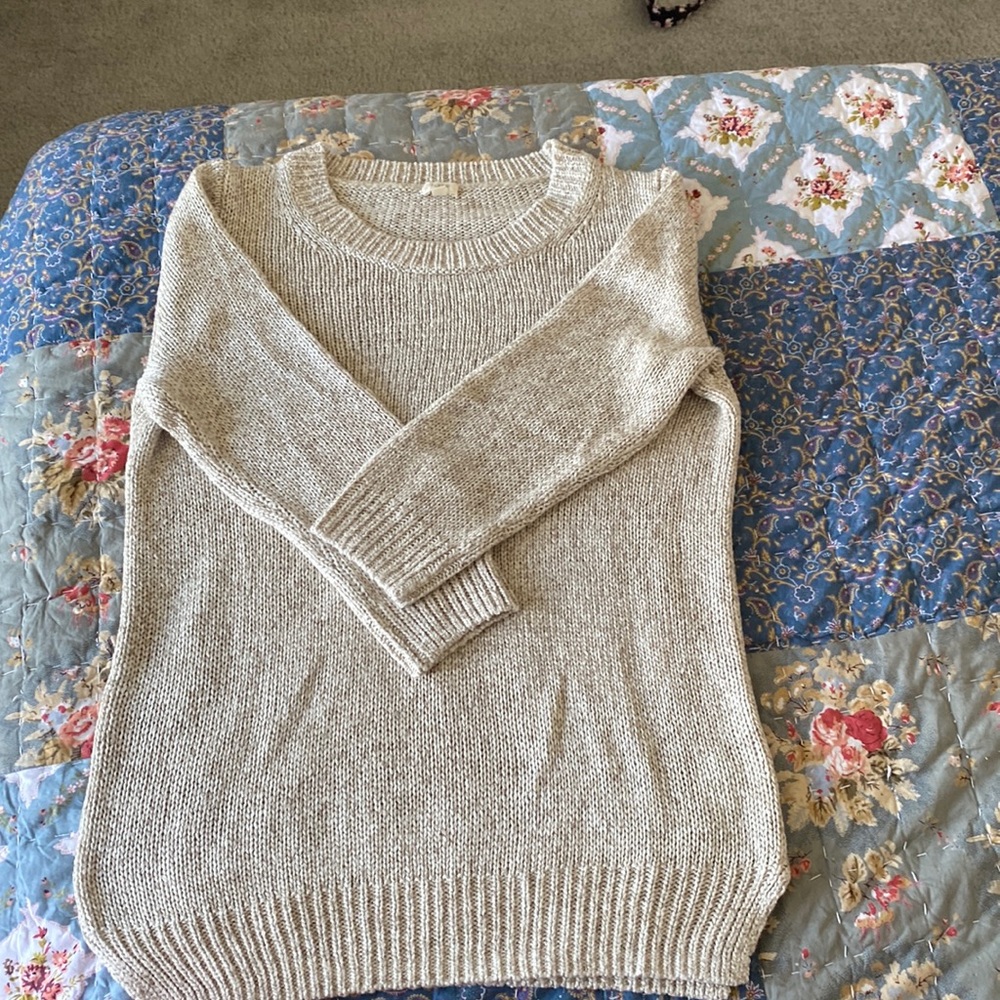 Jcrew 3/4th sleeve sweater